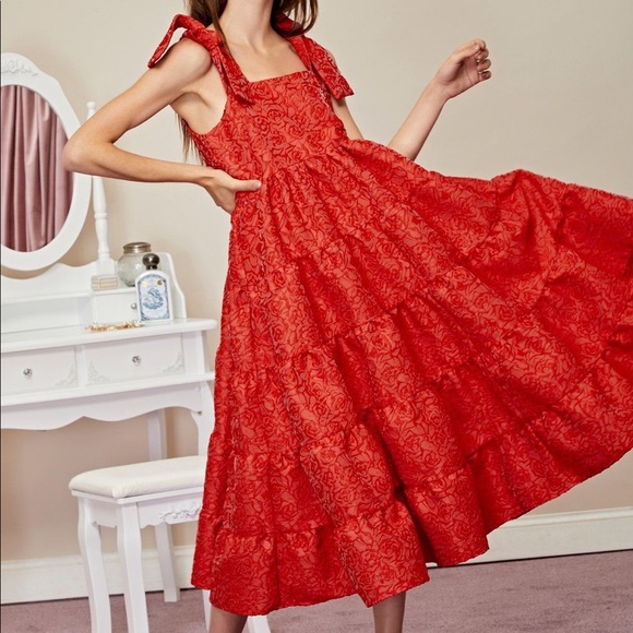 Sister Jane Likely Lady Rose Midi Dress